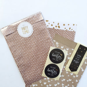 cadeauzakjes met stickers