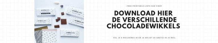 Chocoladewikkels - Liefs van Cindy