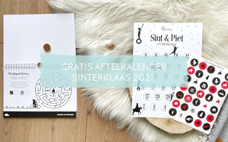 Aftelkalender Sinterklaas gratis downloaden