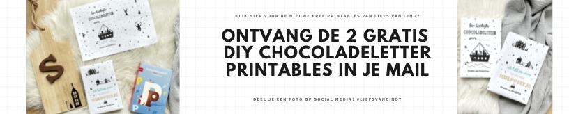 Printable chocoladeletter