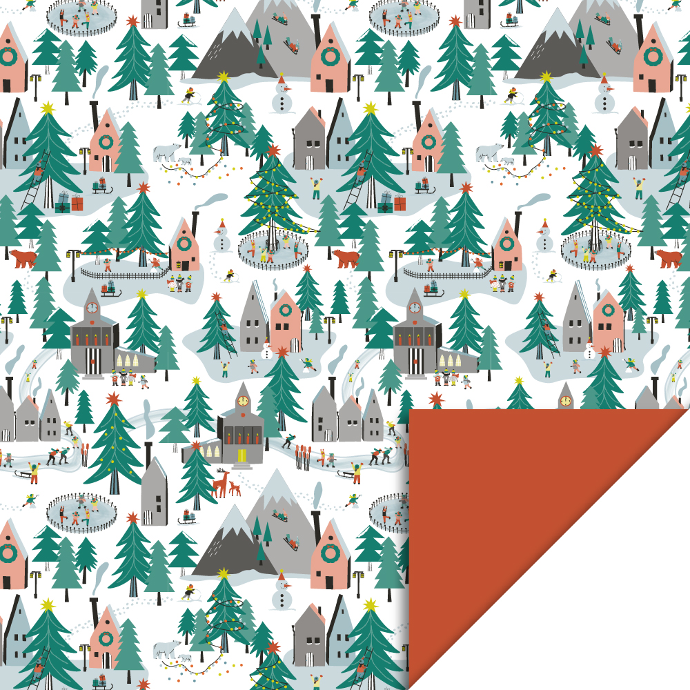 Kerstmis Assortiment Cadeaupapier - 6 Rollen Inpakpapier 200 X 70 Cm - Feestelijk Ontwerp Voor Alle Cadeaus